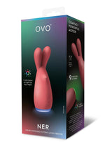 Load image into Gallery viewer, OVO Ner Clitoral Silicone Rechargeable Vibrator - Orange/Red
