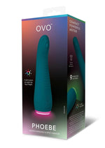 Load image into Gallery viewer, OVO Pheobe G-Spot Rechargeable Silicone Vibrator - Blue
