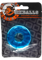 Load image into Gallery viewer, Oxballs Atomic Jock Do-Nut-2 Fatty Cock Ring - Blue - Large

