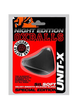 Load image into Gallery viewer, Oxballs Atomic Jock Unit-X Silicone Cock Sling Night Edition - Black
