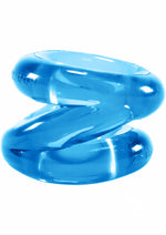 Load image into Gallery viewer, Oxballs Atomic Jock Z-Balls Cock Ring and Ball Stretcher - Blue
