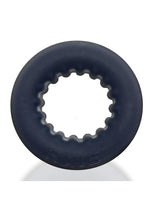 Load image into Gallery viewer, Oxballs Axis Rib Griphold Cockring - Black/Black Ice
