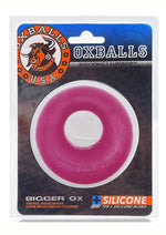 Load image into Gallery viewer, Oxballs Bigger Ox Silicone Cock Ring - Hot Pink Ice/Pink
