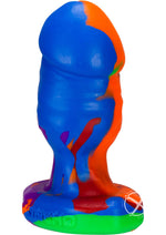 Load image into Gallery viewer, Oxballs Honcho-1 Silicone Anal Plug - Rainbow - Small