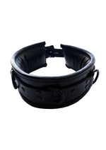 Load image into Gallery viewer, Padded Leather Collar - Black
