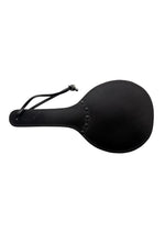 Load image into Gallery viewer, Padded Leather Ping Pong Paddle - Black
