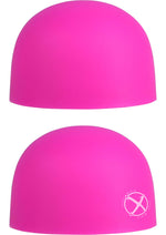 Load image into Gallery viewer, Palmcaps Silicone Massager Heads Attachment - Pink - 2 Per Pack
