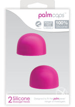 Load image into Gallery viewer, Palmcaps Silicone Massager Heads Attachment - Pink - 2 Per Pack
