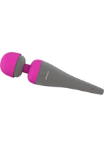 Load image into Gallery viewer, Palmpower Body Silicone Wand Massager - Gray/Pink

