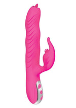 Load image into Gallery viewer, Passion Dolphin Heat Up Rechargeable Silicone Rabbit Vibrator - Pink
