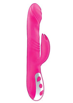 Load image into Gallery viewer, Passion Tickler Heat Up Rechargeable Silicone Rabbit Vibrator - Pink
