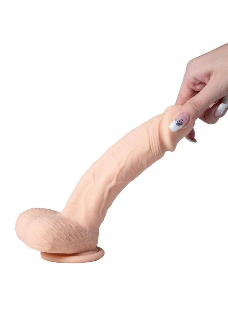 Paxton App Control Realistic Thrusting Penetrator Rechargeable Silicone Dildo