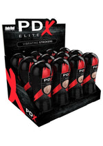 Load image into Gallery viewer, Pdx Elite Fanta Flesh Vibrating Strokers Display 12 Each Per Pop Counter - Display