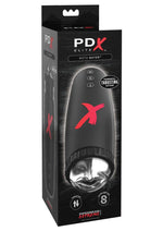 Load image into Gallery viewer, Pipedream Extreme Elite Moto-Bator Masturbator - Mouth - Black/Clear