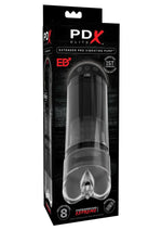 Load image into Gallery viewer, Pipedream Extreme Elite Rechargeable Extender Pro Vibrating Pump Masturbator - Pussy - Black/Clear