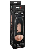 Load image into Gallery viewer, Pipedream Extreme Elite Rechargeable Vibrating Mega Milker Masturbator - Pussy - Black/Flesh/Vanilla
