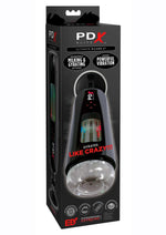 Load image into Gallery viewer, Pdx Elite Ultimate Milker 2 Rechargeable Masturbator - Black/Clear