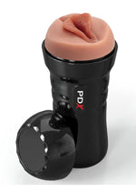 Load image into Gallery viewer, Pdx Extreme Wet Pussies Super Luscious Lips Self Lubricating Stroker - Caramel