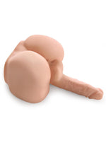 Load image into Gallery viewer, Pdx Male Dirty Talk Rechargeable Interactive Bad Boy Masturbator - Butt and Cock - Flesh/Vanilla
