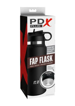 Load image into Gallery viewer, Pdx Plus Fap Flask Thrill Seeker Stroker - Frosted - Black/White