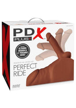 Load image into Gallery viewer, Pdx Plus Perfect Ride Posable Male Masturbator - Caramel
