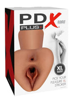 Load image into Gallery viewer, Pdx Plus Pick Your Pleasure XL Stroker - Caramel
