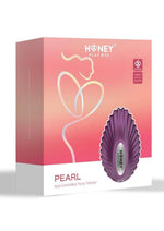 Load image into Gallery viewer, Pearl App-Controlled Magnetic Rechargeable Silicone Panty Vibrator - Light - Purple