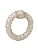 Load image into Gallery viewer, Pearl Beaded Prolong Silicone Cock Ring
