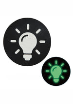 Load image into Gallery viewer, Peekaboo Glow In The Dark Light Bulb Pasties - Black/Green
