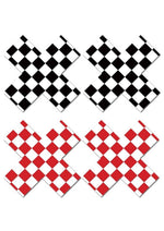 Load image into Gallery viewer, Peekaboo Off The Wall X Pasties - Black/Red
