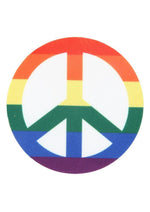 Load image into Gallery viewer, Peekaboo Pride Peace Signs Pasties
