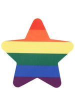 Load image into Gallery viewer, Peekaboo Pride Rainbow Glitter Stars Pasties

