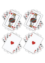 Load image into Gallery viewer, Peekaboo Queens and Aces Pasties - White
