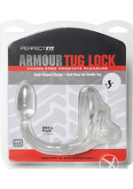 Load image into Gallery viewer, Perfect Fit Armour Tug Lock Prostate Plug - Clear - Small
