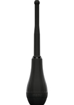 Load image into Gallery viewer, Perfect Fit Ergoflo Director 8in Silicone Flex Tip Anal Douche - Black
