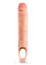 Load image into Gallery viewer, Performance Plus Silicone Cock Sheath Penis Extender - Flesh/Vanilla - 11.5in
