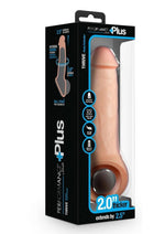 Load image into Gallery viewer, Performance Plus Thrive Silicone Penis Xtender - Vanilla - 2.5in
