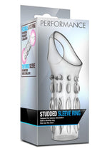 Load image into Gallery viewer, Performance Studded Penis Sleeve - Clear
