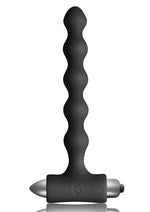 Load image into Gallery viewer, Petite Sensations Pearls Silicone Vibrating Anal Probe - Black
