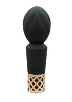 Load image into Gallery viewer, Pillow Talk Secrets Pleasure Rechargeable Silicone Wand - Black/Rose Gold
