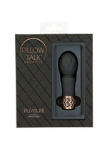 Load image into Gallery viewer, Pillow Talk Secrets Pleasure Rechargeable Silicone Wand - Black/Rose Gold
