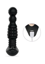 Load image into Gallery viewer, Pineapple Man Rolling Bead Vibrating Rechargeable Silicone Prostate Massager
