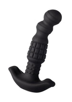 Load image into Gallery viewer, Pineapple Man Rolling Bead Vibrating Rechargeable Silicone Prostate Massager - Black
