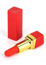 Load image into Gallery viewer, Pink Pussycat Rechargeable Vibrating Lipstick - Gold/Red
