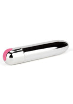 Load image into Gallery viewer, Pink Pussycat Rechargeable Vibrating Bullet - Silver

