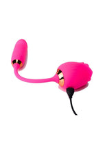 Load image into Gallery viewer, Pink Pussycat Vibrating Licking Rechargeable Silicone Rose with Remote
