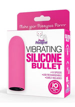 Load image into Gallery viewer, Pink Pussycat Vibrating Silicone Bullet - Pink
