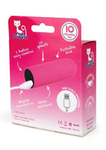 Load image into Gallery viewer, Pink Pussycat Vibrating Silicone Bullet
