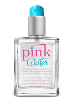 Load image into Gallery viewer, Pink Water 4oz Glass Bottle Water Based Lubricant with Pump

