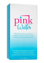 Load image into Gallery viewer, Pink Water 4oz Glass Bottle Water Based Lubricant with Pump
